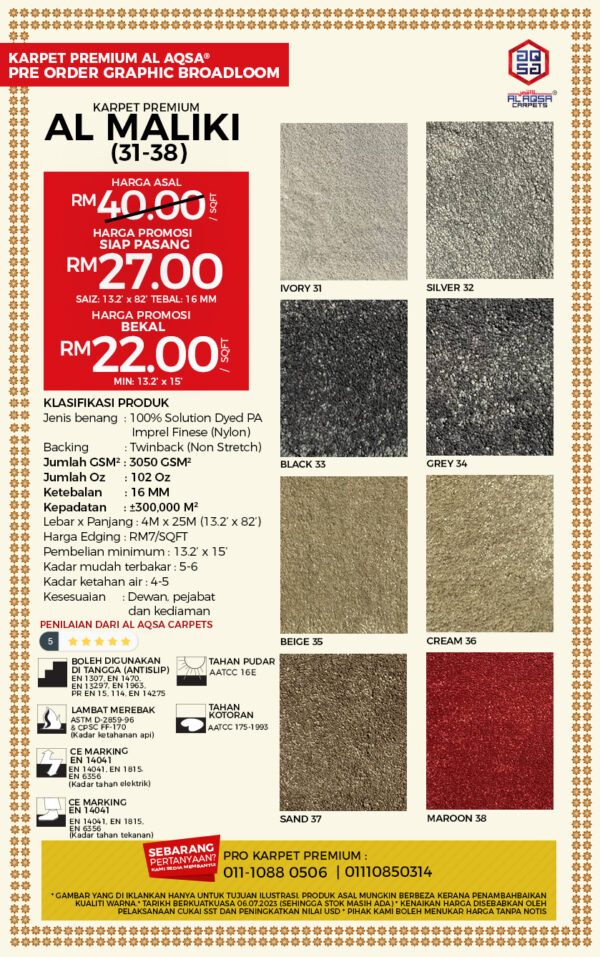 Aqsa Roll Karpet - Image 18