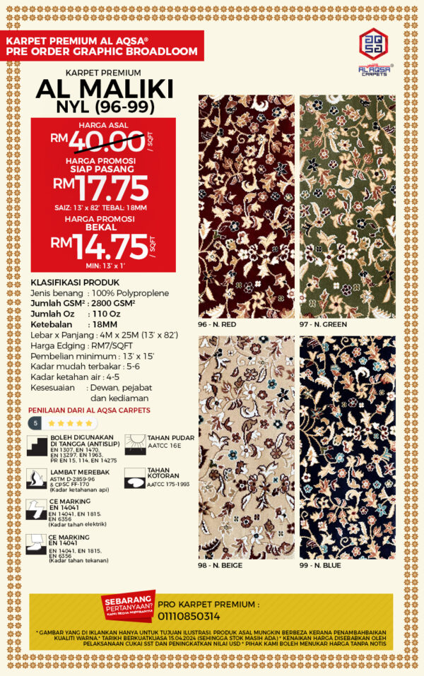 Aqsa Roll Karpet - Image 25