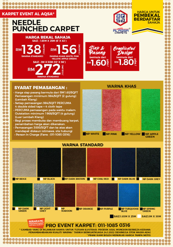 Pemasangan Karpet Event - Image 2