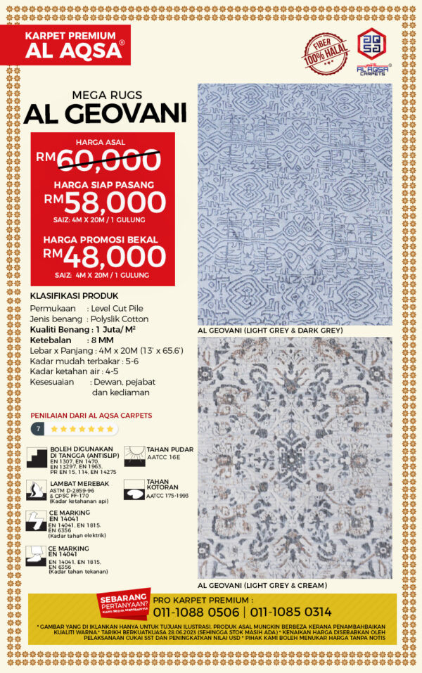 Aqsa Roll Karpet - Image 29