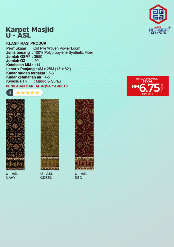 Karpet Masjid Mukhtalif (Pre Order) - Image 5