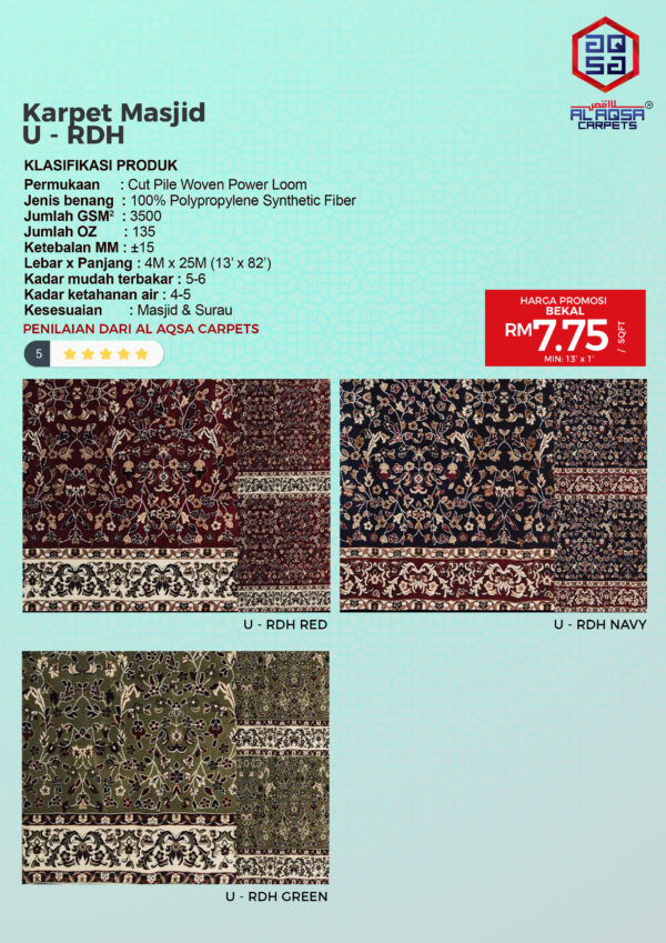 Karpet Masjid Mukhtalif (Pre Order) - Image 12